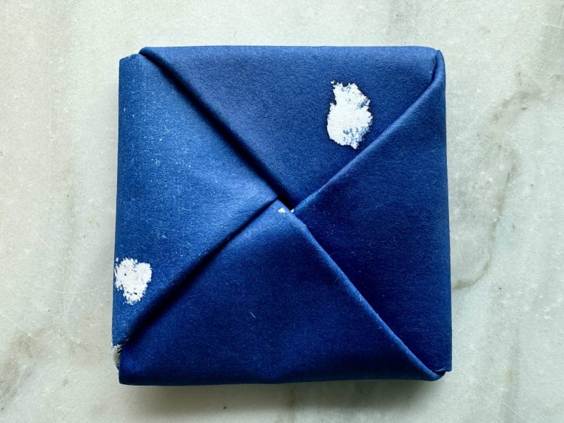 The Travelling Bookbinder: How to: Make a Star Map: Finished folded star map